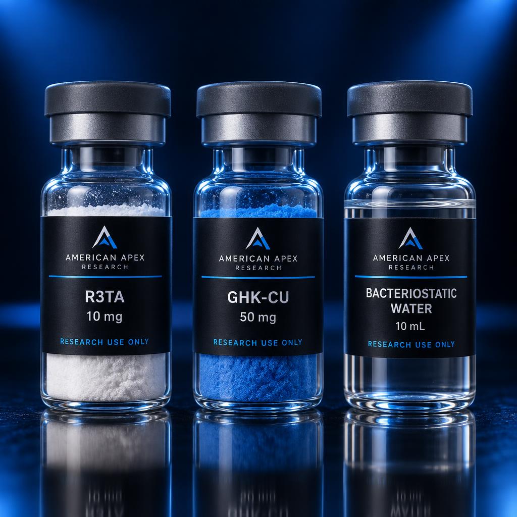 American Apex Starter Pack research vial with American Apex Research branding